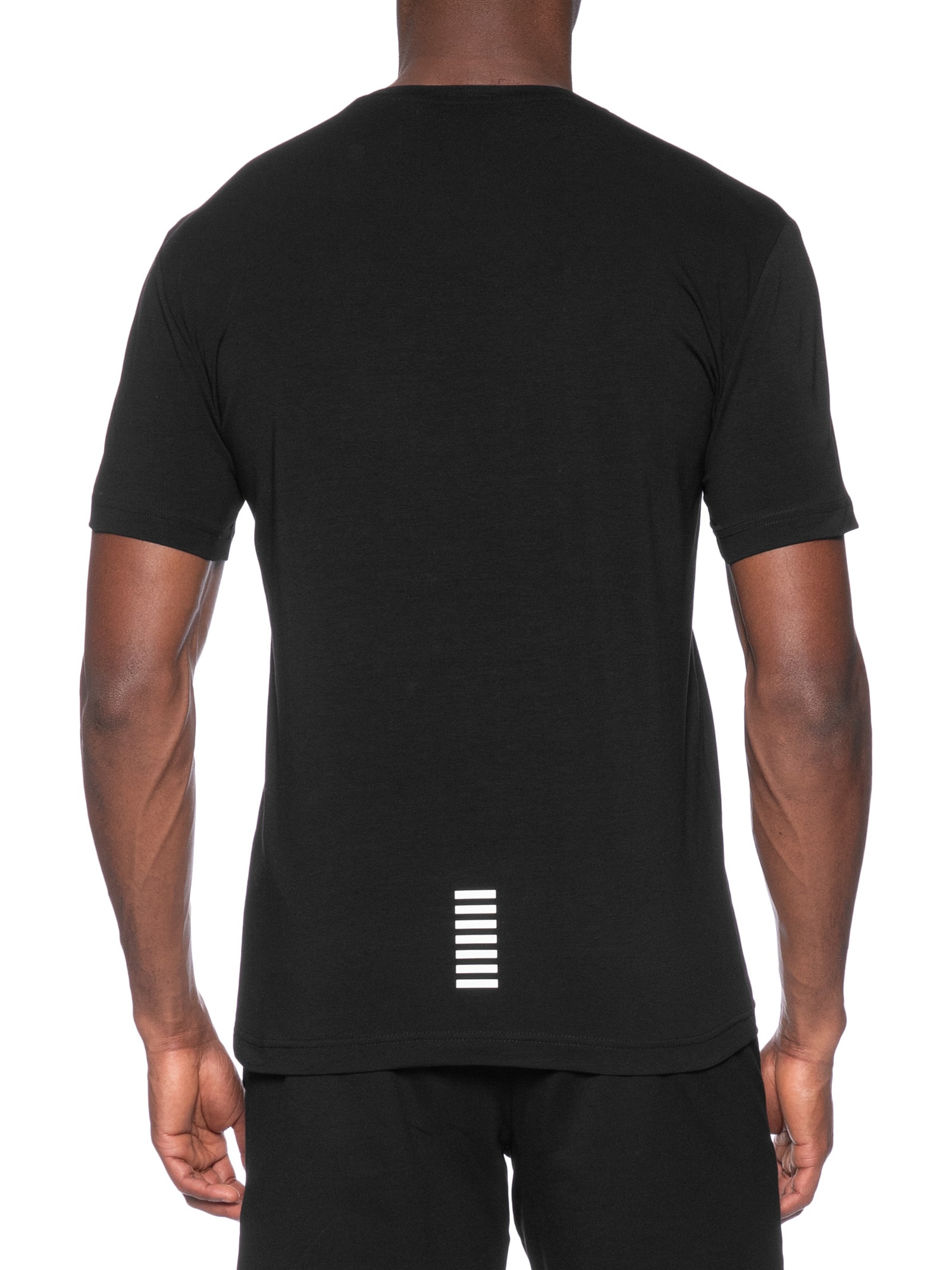 Camiseta Masculina Gola V Train Core Preto Ea7 Emporio Armani