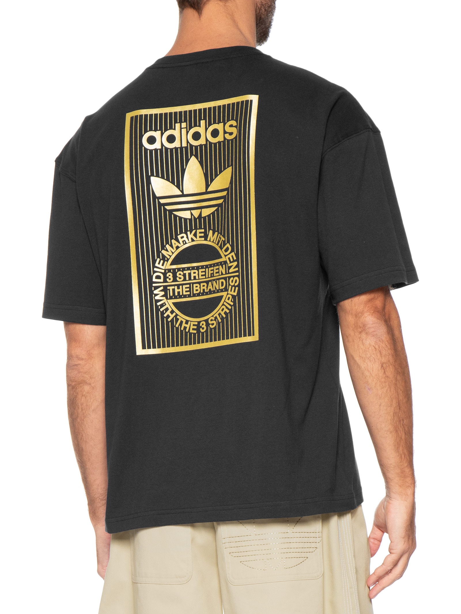 Camiseta Masculina  Gold Preto Adidas Originals