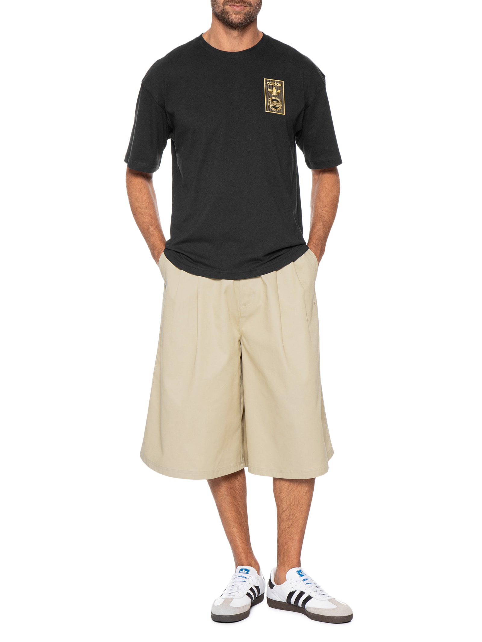 Camiseta Masculina  Gold Preto Adidas Originals