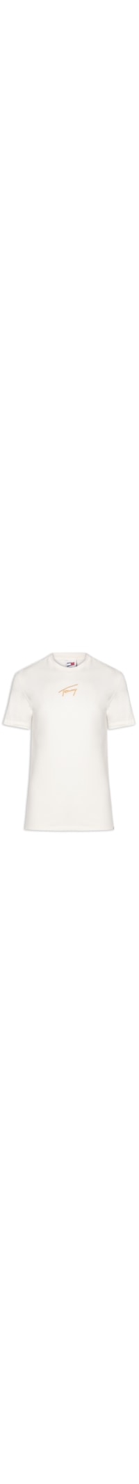 Camiseta Masculina Gold Signature Regular Fit Em Algodão - Off White