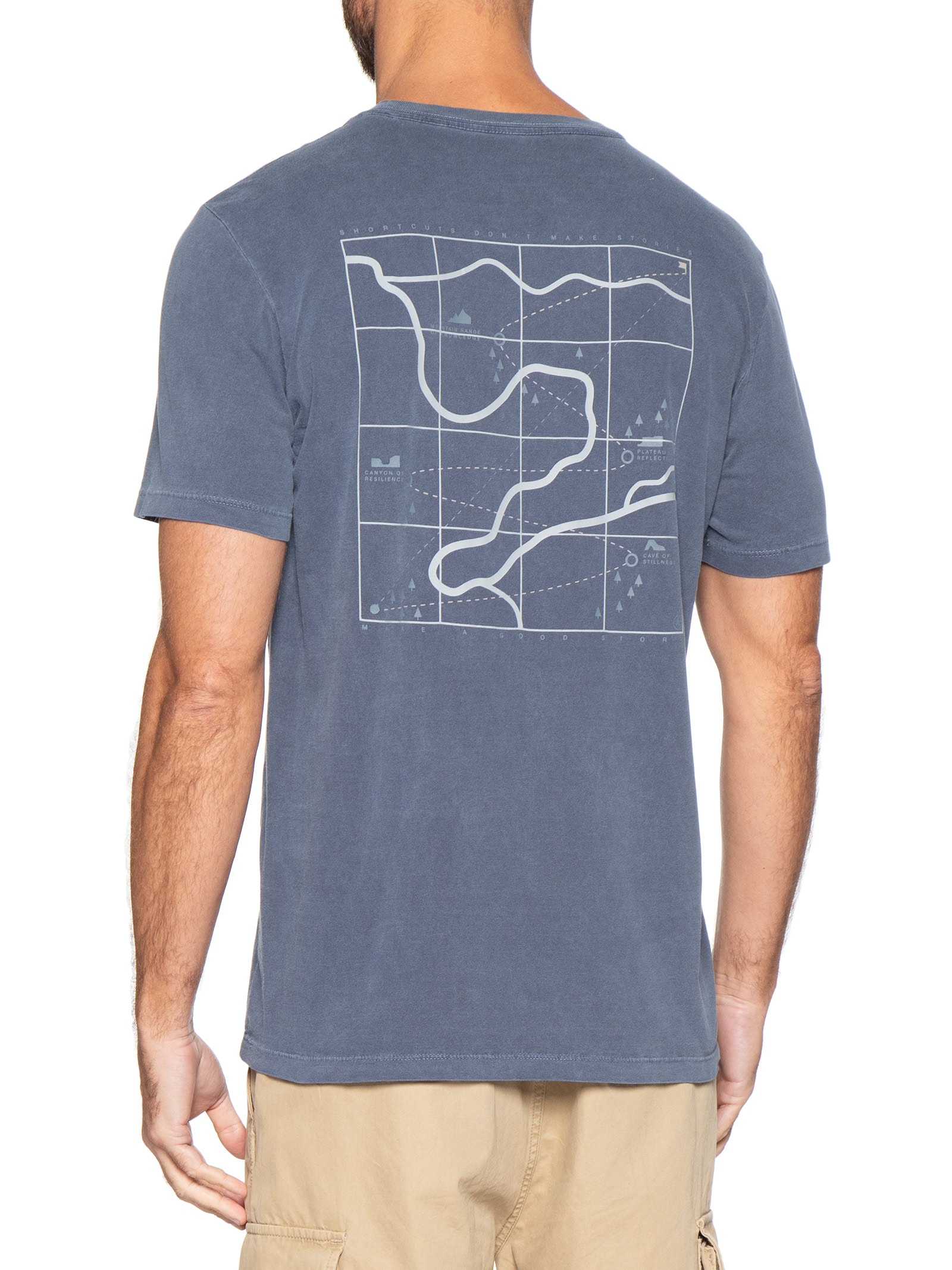 Camiseta Masculina Good Azul Austral