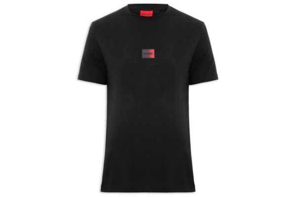 Camiseta Masculina Gradient Logo Crew Neck Danotie – Preto