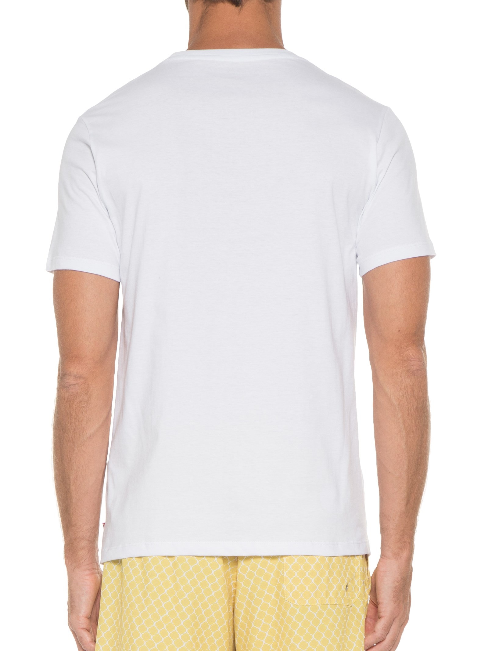 Camiseta Masculina Graphic Crewneck Tee Branco Levi's