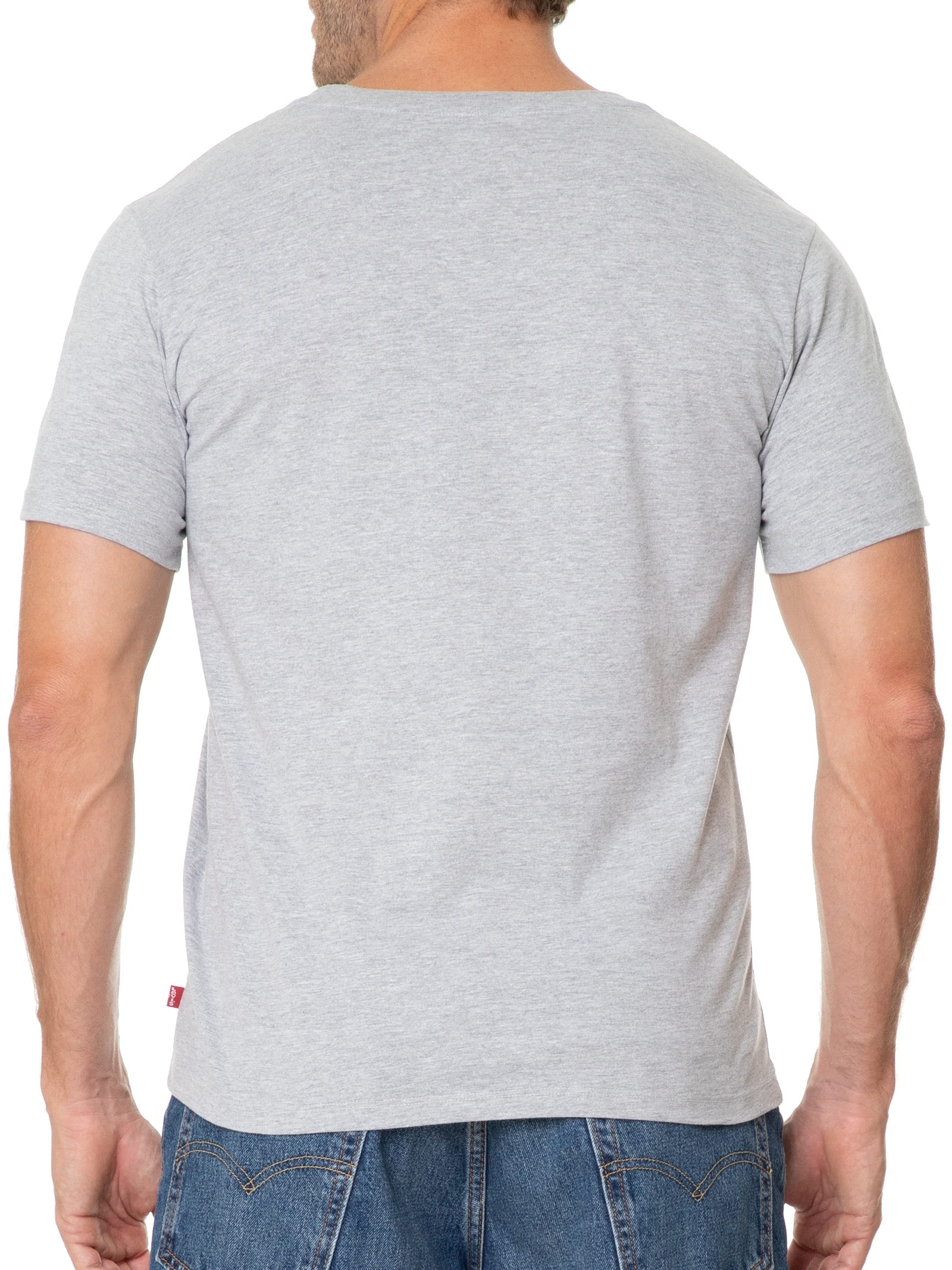 Camiseta Masculina Graphic Crewneck Tee Cinza Levi's