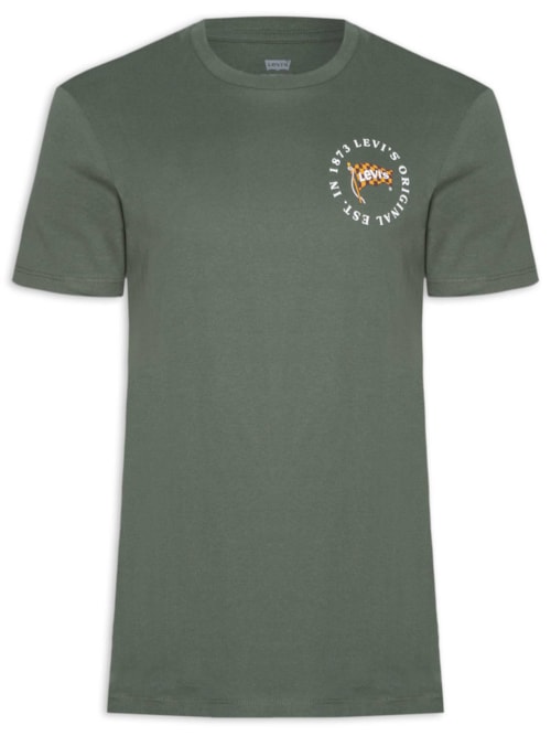 Camiseta Masculina Graphic Crewneck Tee – Verde