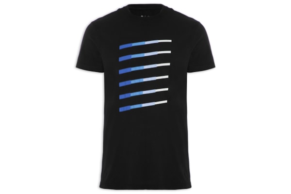 Camiseta Masculina Graphic Glass - Preto