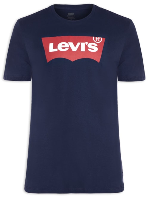 Camiseta Masculina Graphic Set-in Neck - Azul