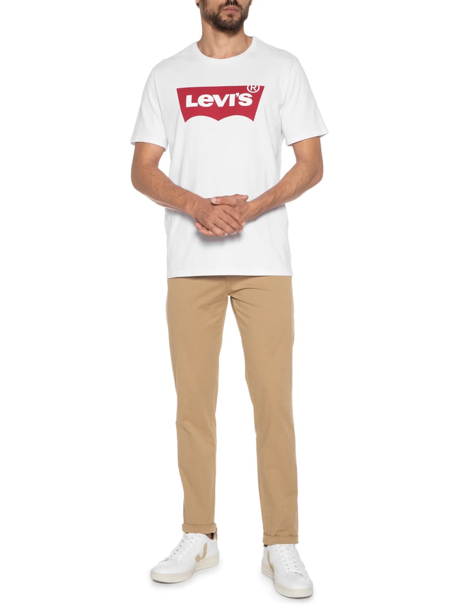 Camiseta Masculina Graphic Set-in Neck Branco Levi's