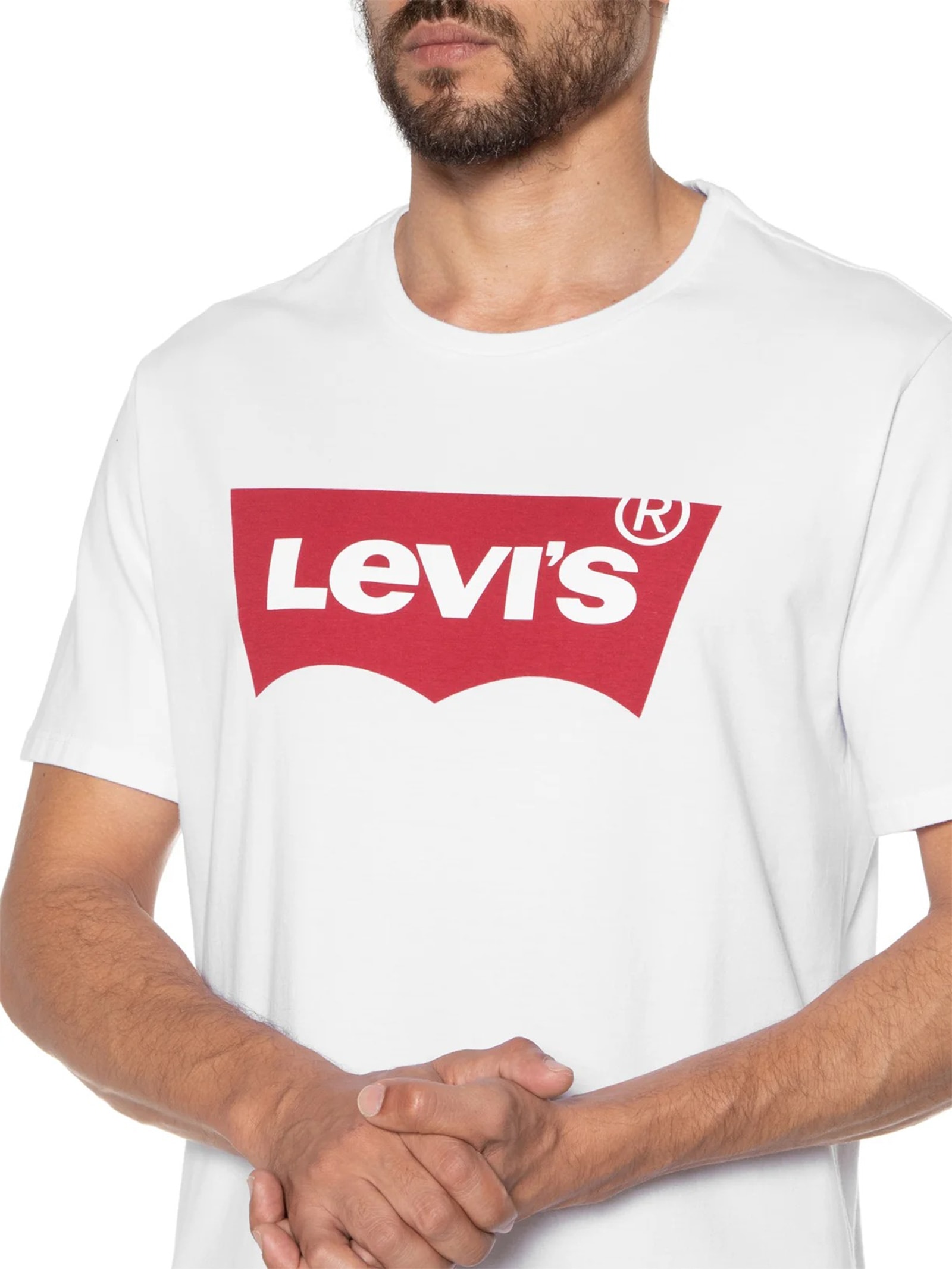 Camiseta Masculina Graphic Set-in Neck Branco Levi's