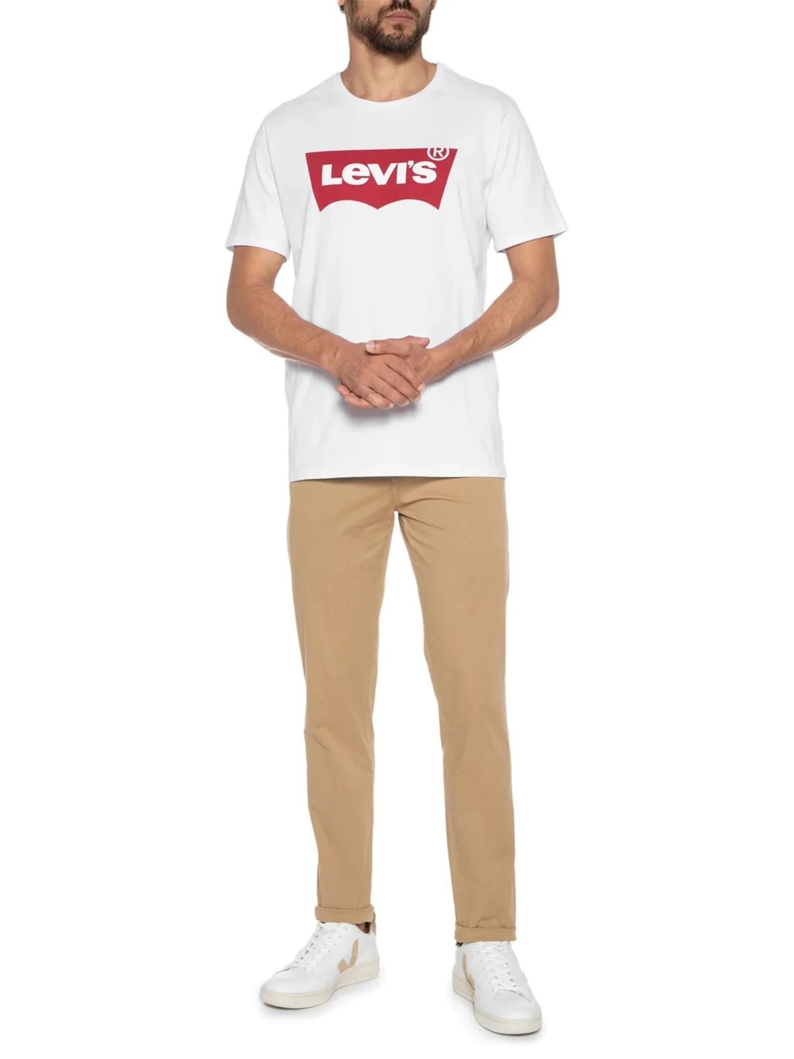Camiseta Masculina Graphic Set-in Neck Branco Levi's