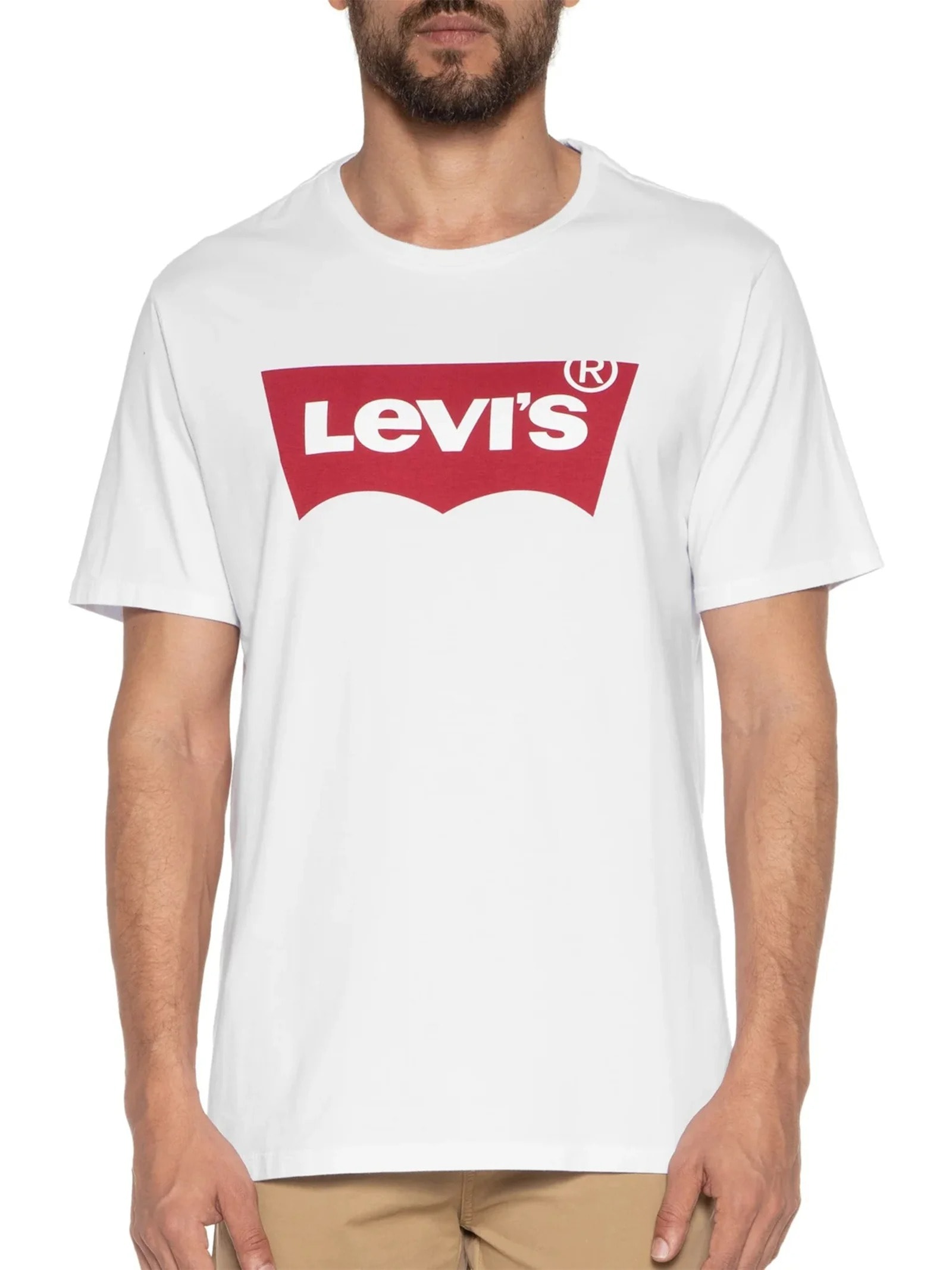 Camiseta Masculina Graphic Set-in Neck Branco Levi's