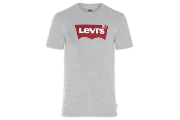 Camiseta Masculina Graphic Set-in Neck - Cinza