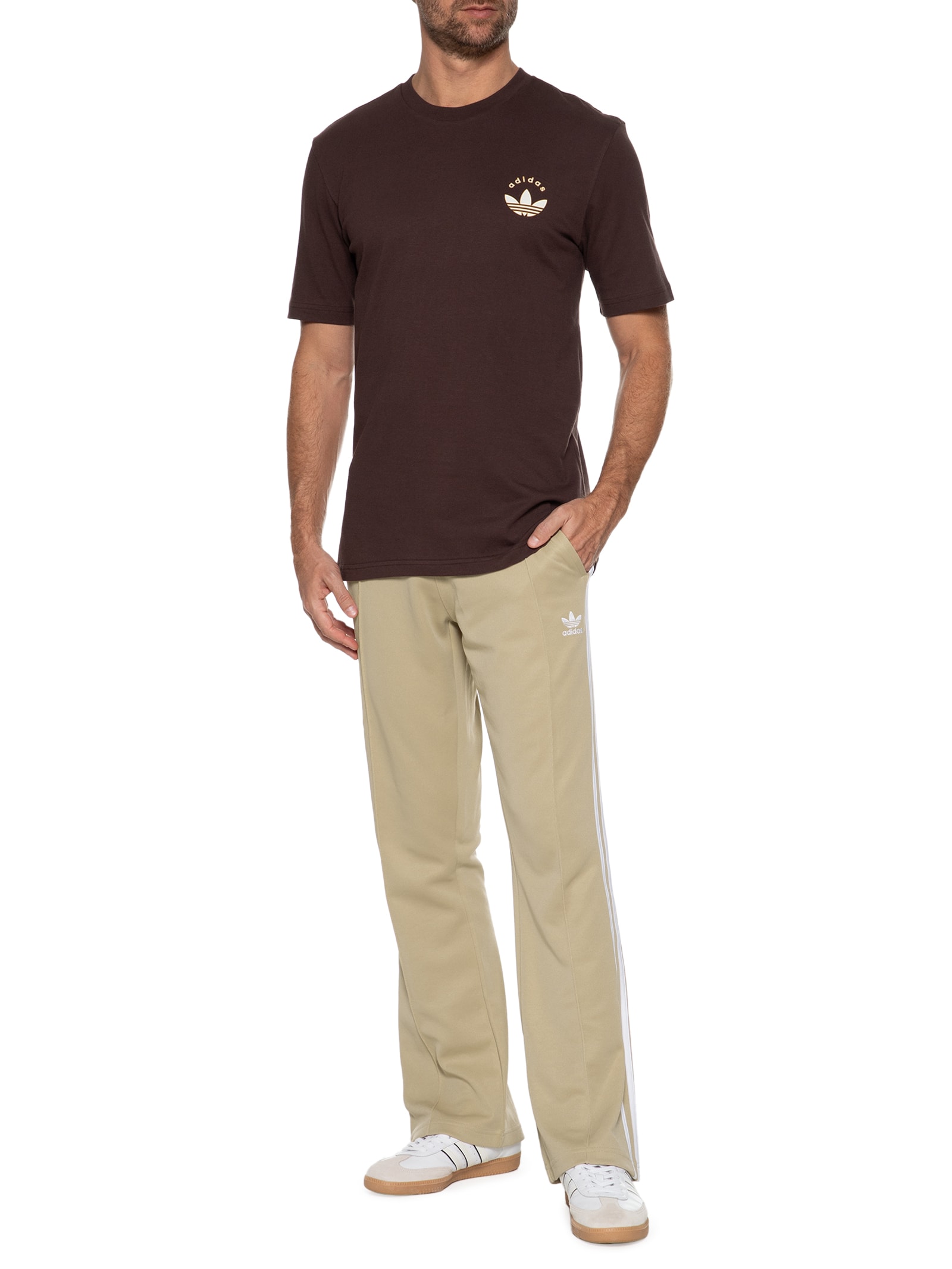 Adidas Originals - Camiseta Masculina Grfx Sport Main - Marrom