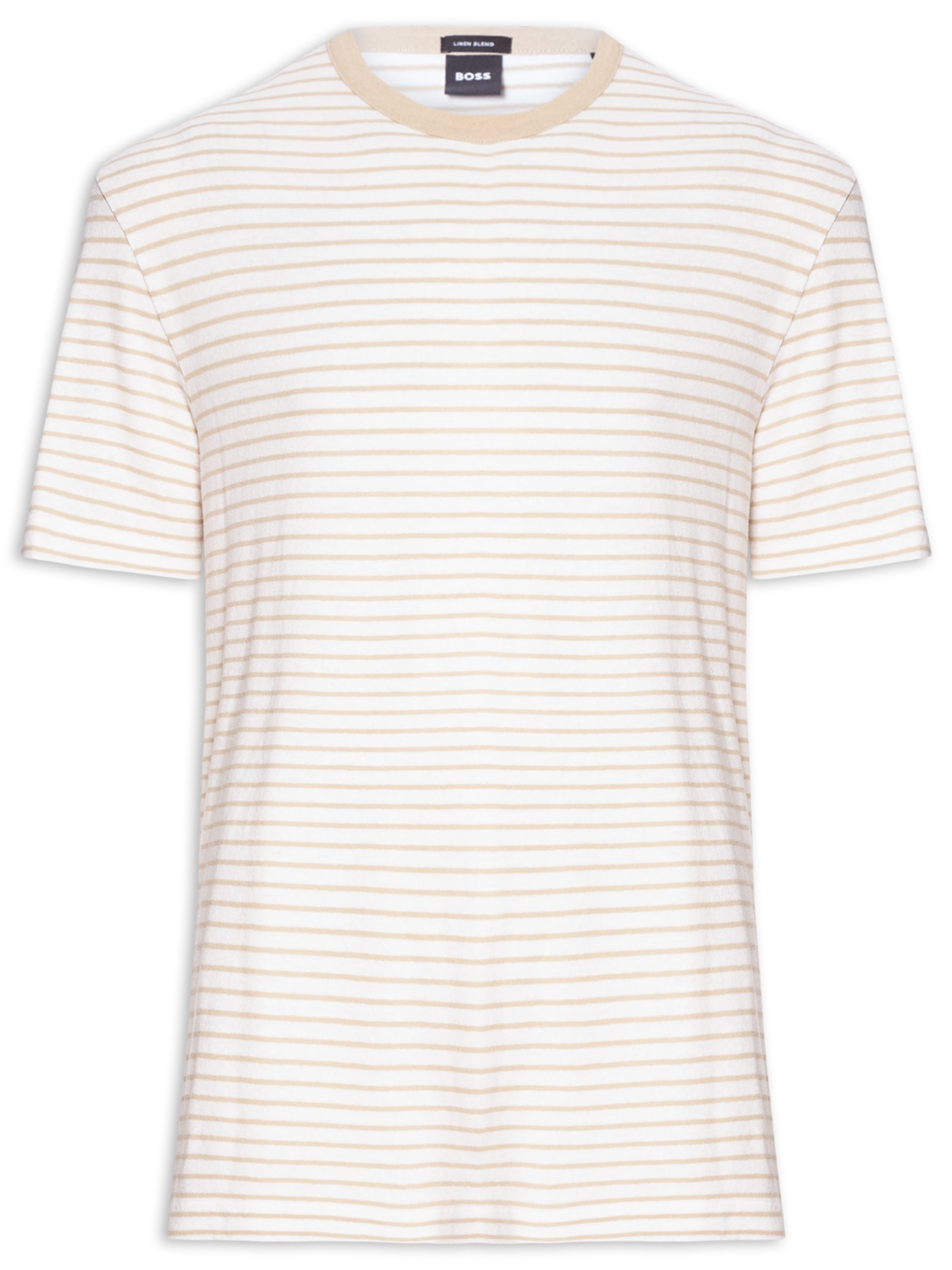   Camiseta Masculina H-Taut 28 Bege Boss