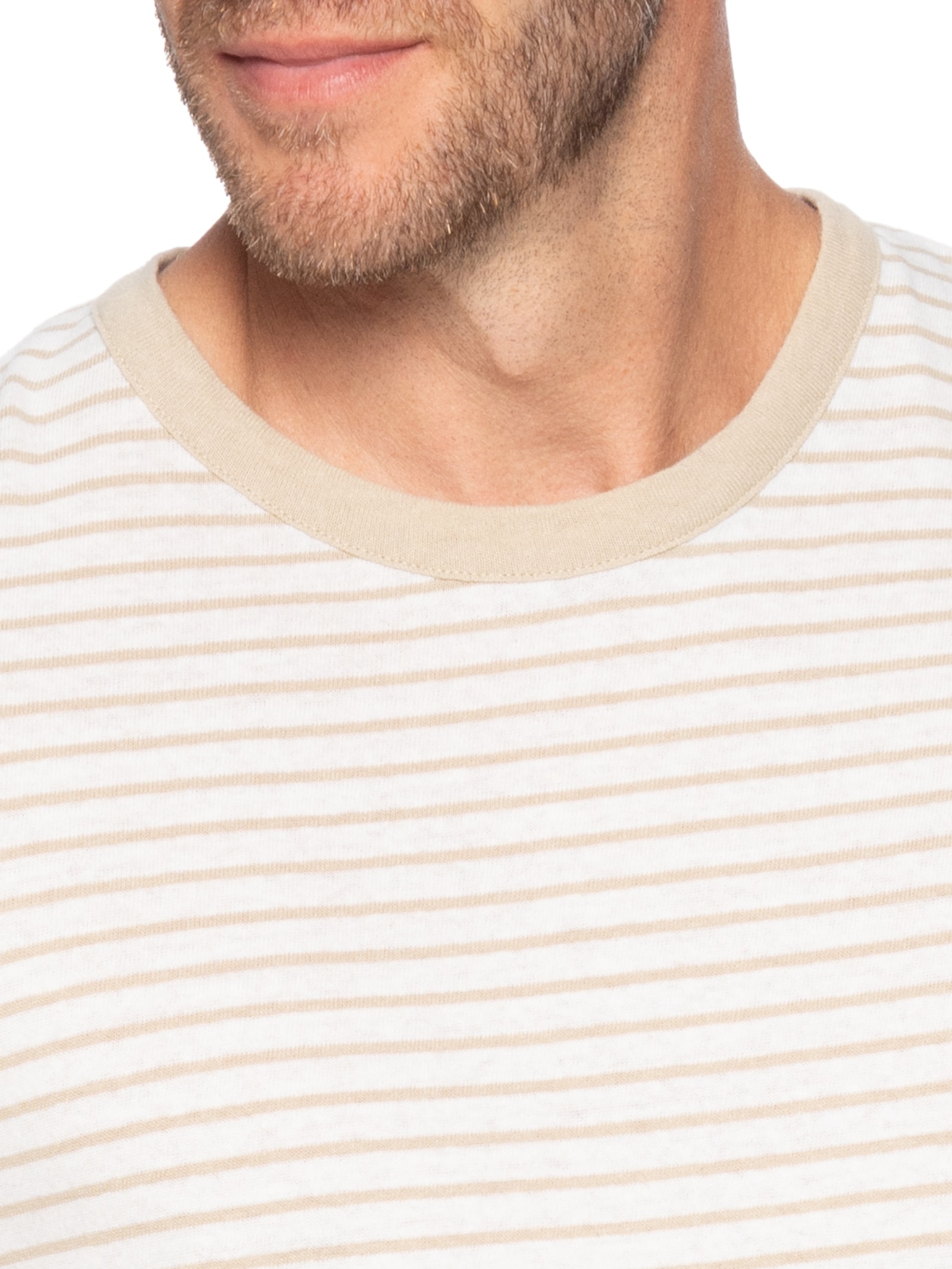   Camiseta Masculina H-Taut 28 Bege Boss