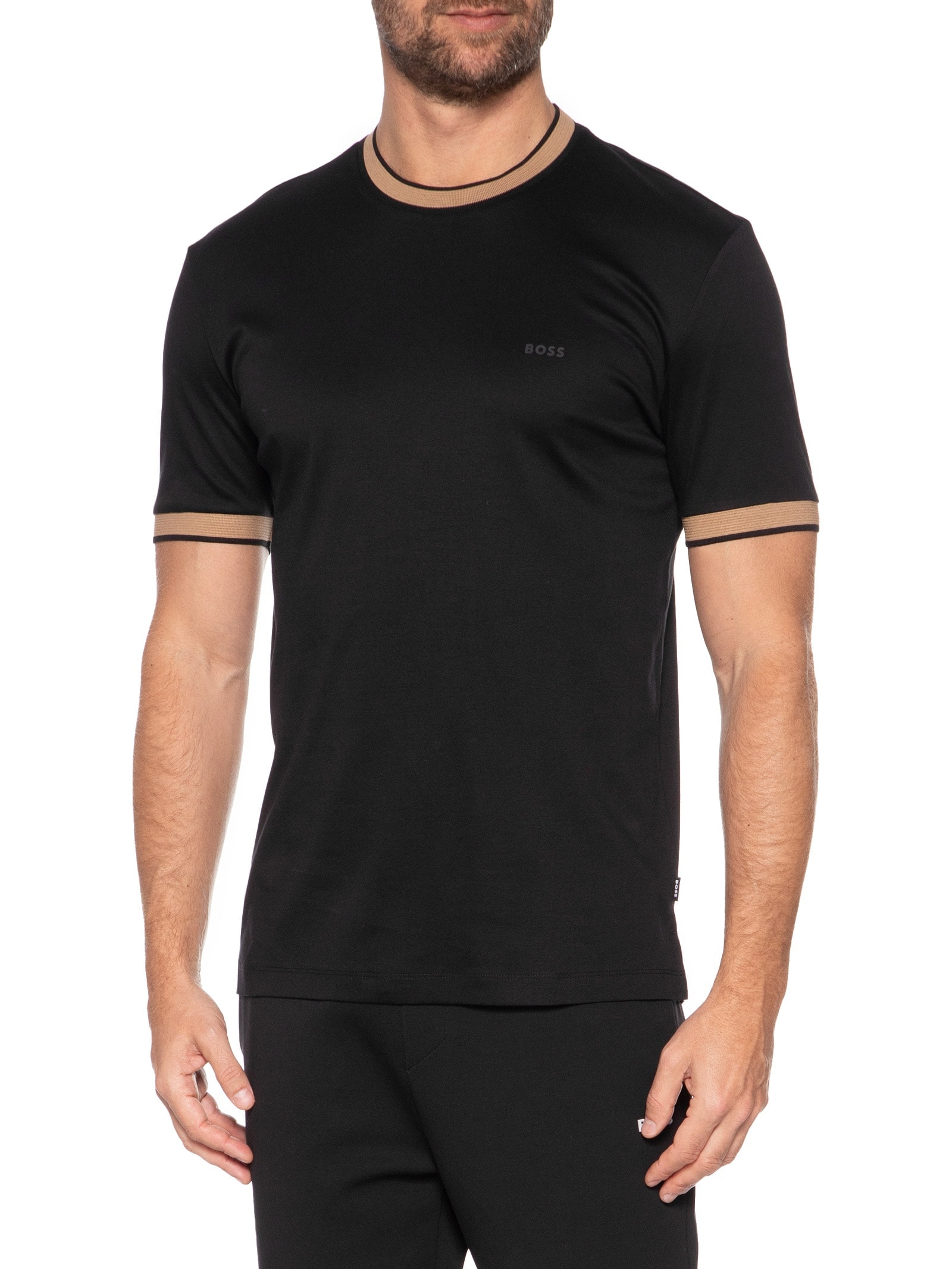 Camiseta Masculina H-Tessler 01 Preto Boss