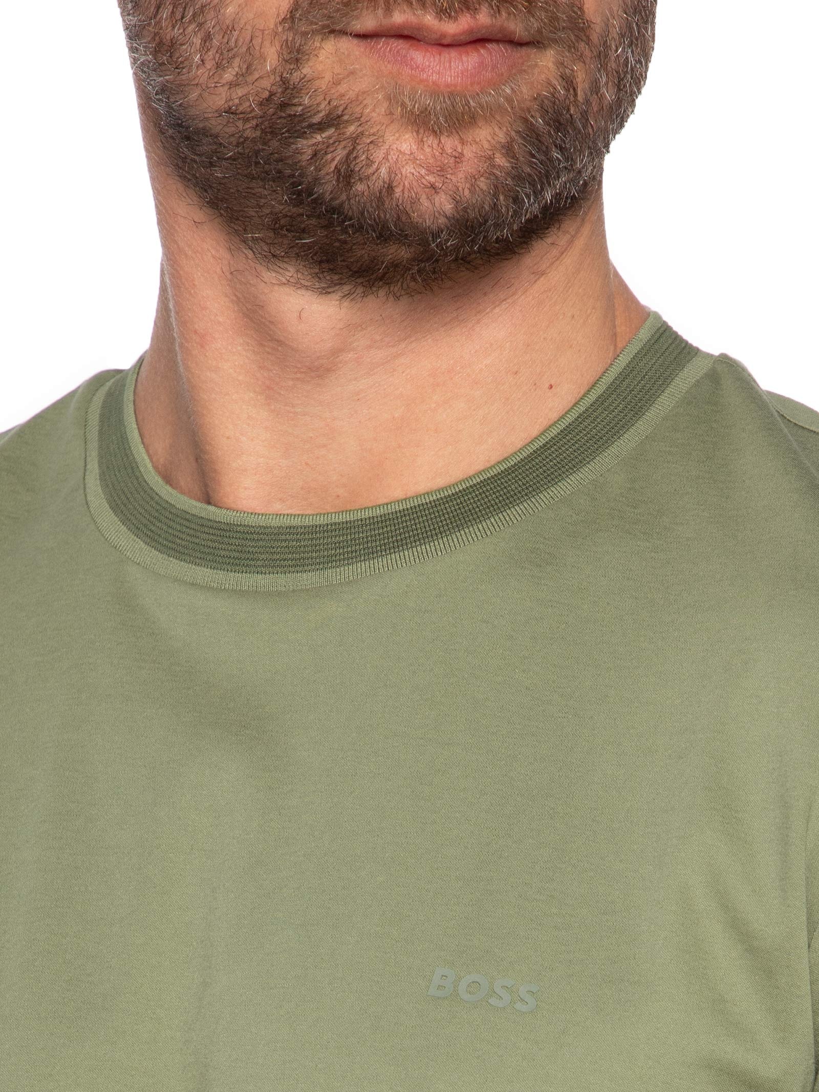 Camiseta Masculina H-Tessler 01 Verde Boss