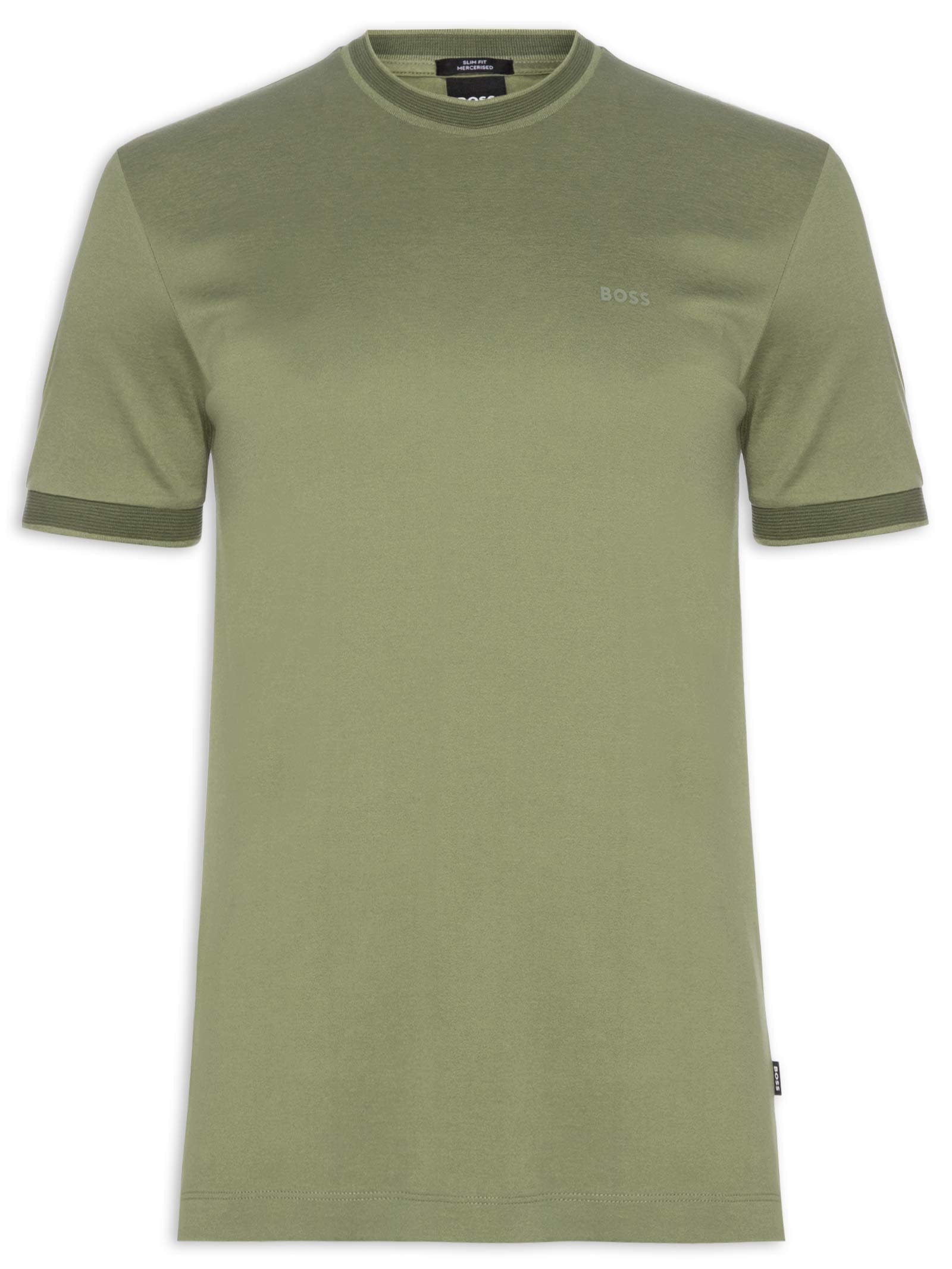 Camiseta Masculina H-Tessler 01 Verde Boss