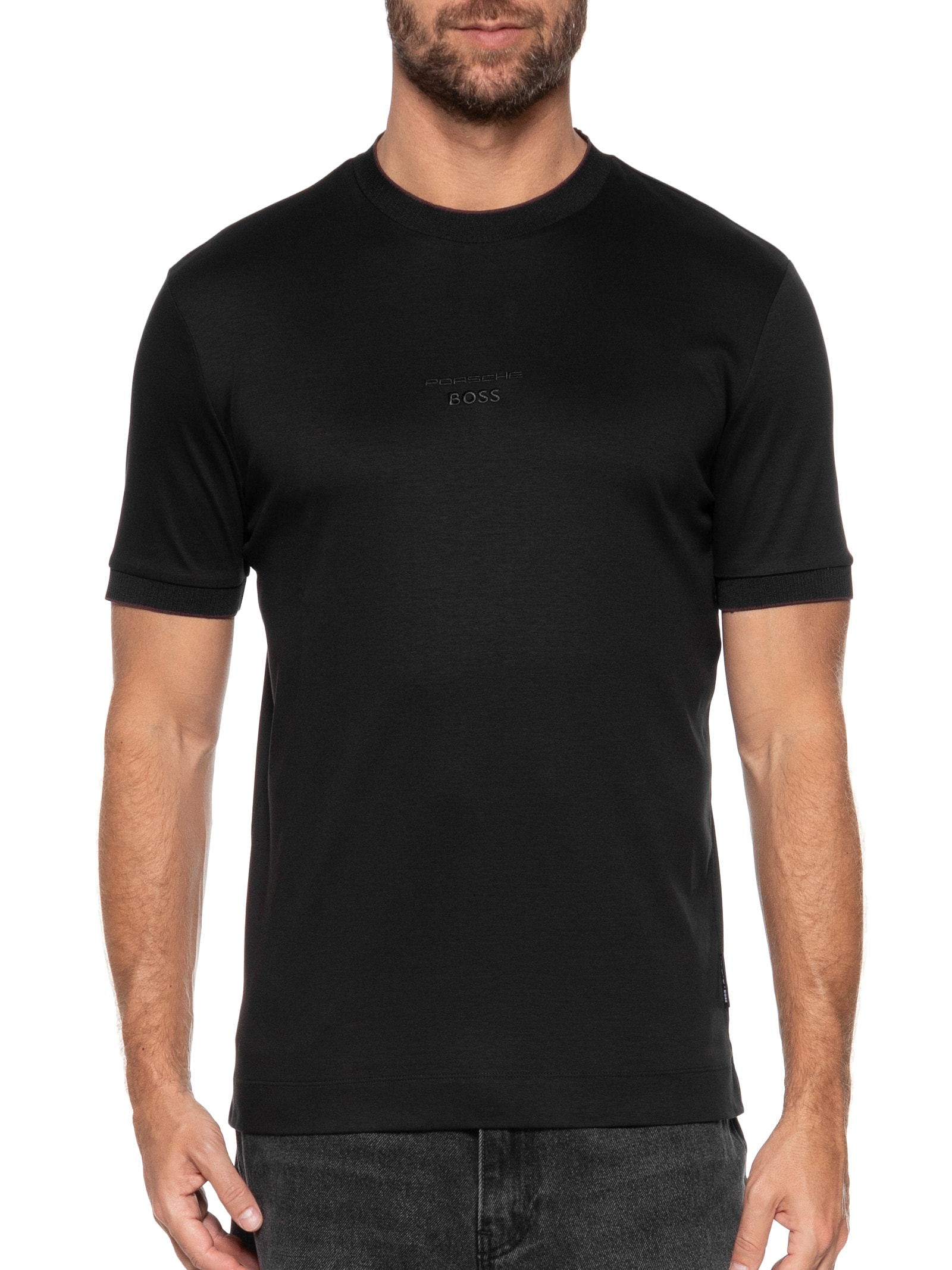 Camiseta Masculina H-Thompson Preto Boss