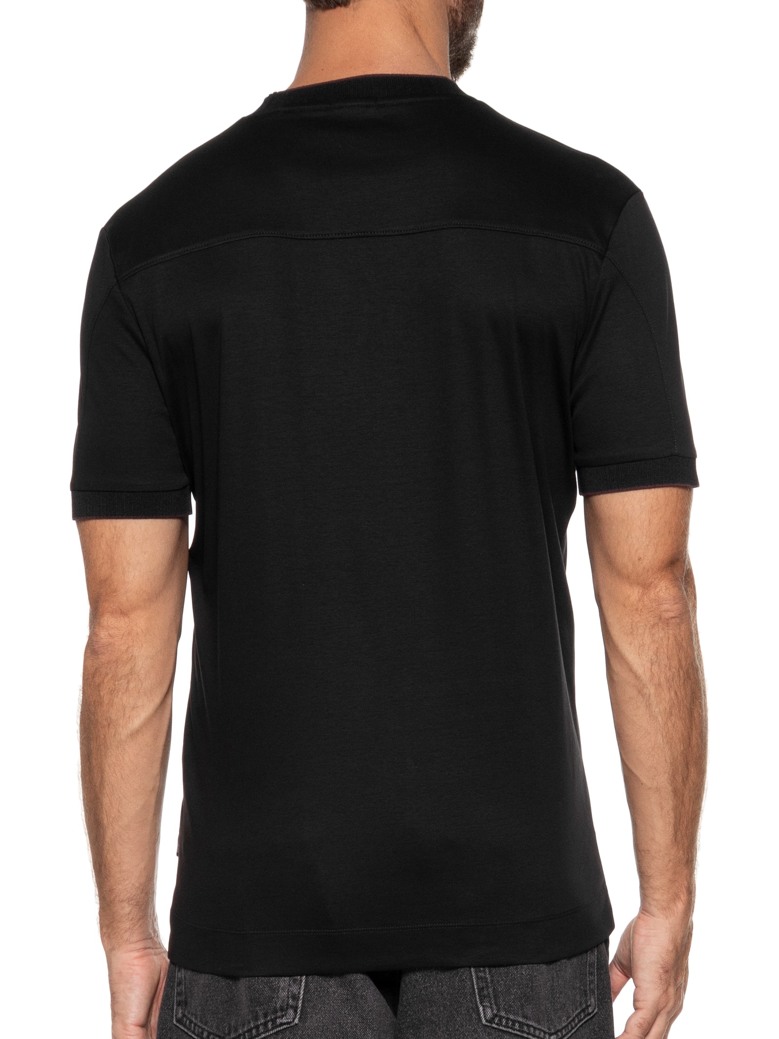Camiseta Masculina H-Thompson Preto Boss