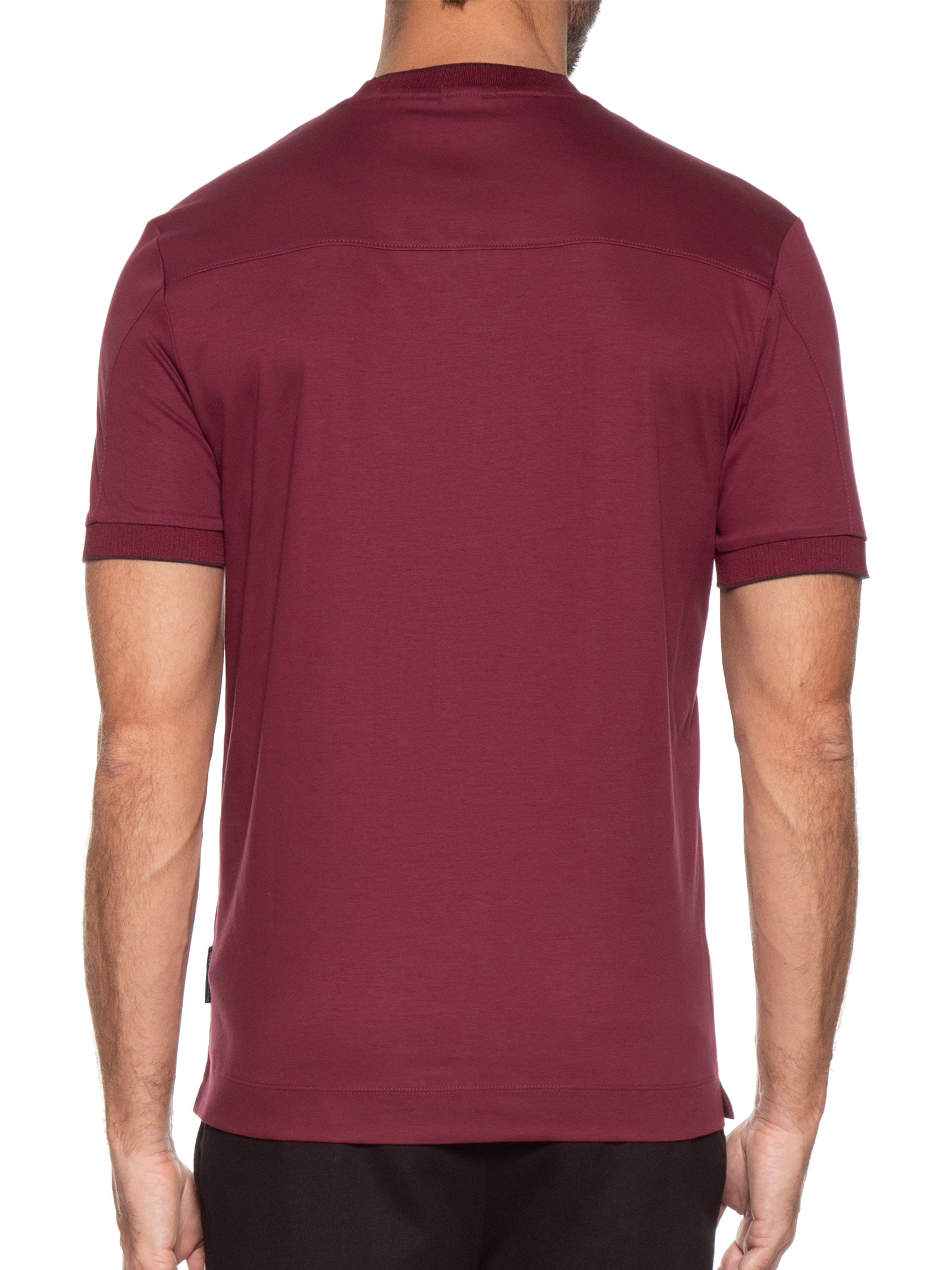 Camiseta Masculina H-Thompson Vinho Boss