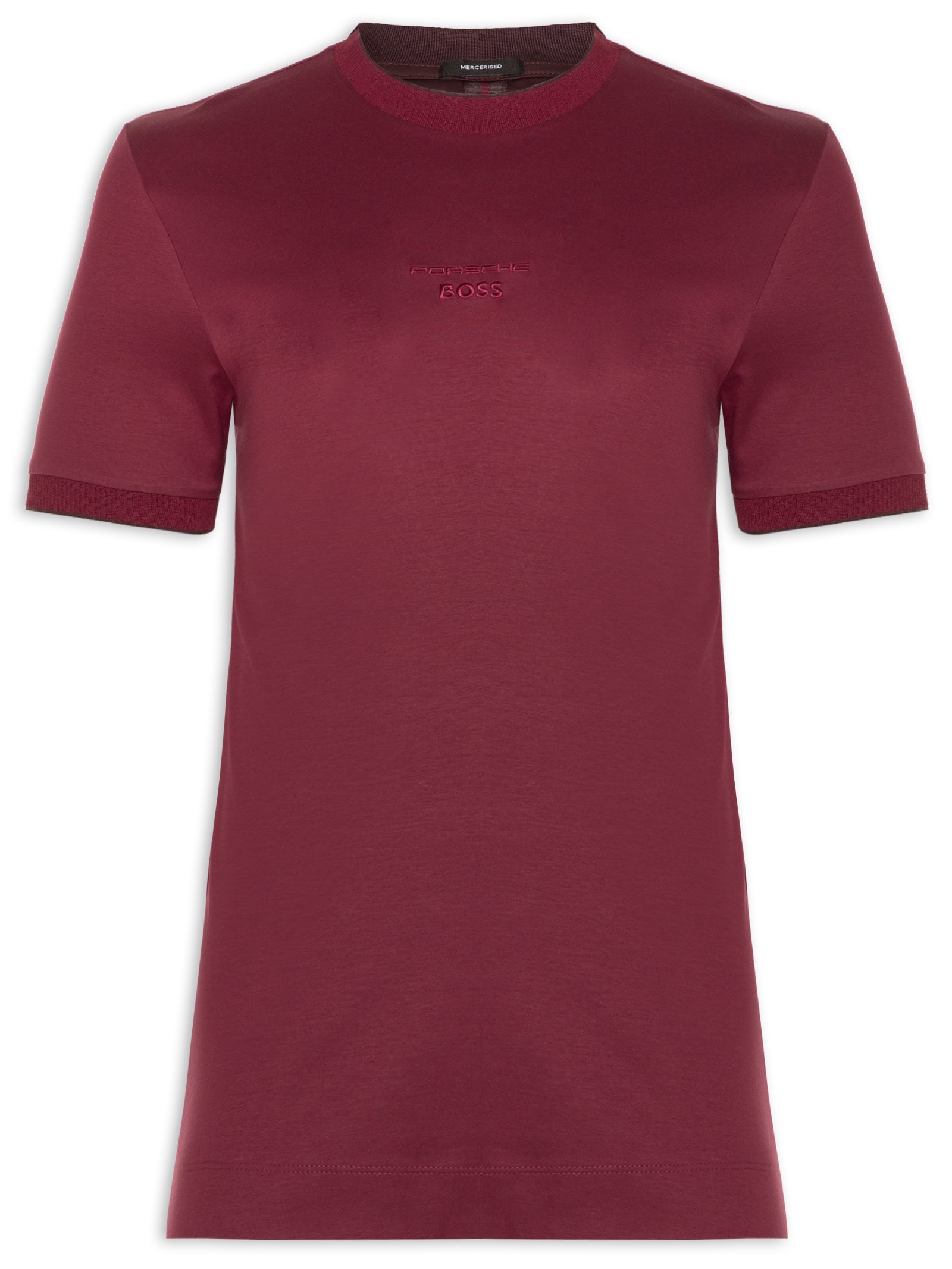 Camiseta Masculina H-Thompson Vinho Boss