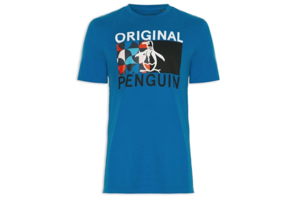 Camiseta Masculina Half - Azul