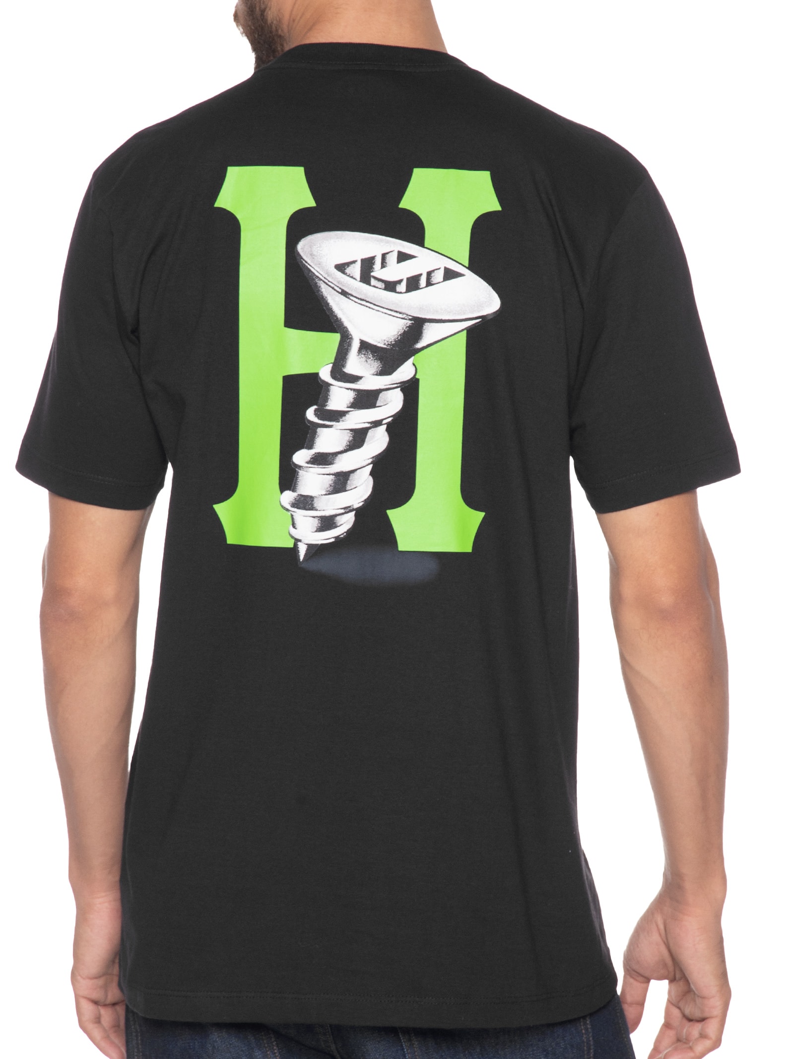 Camiseta Masculina Hardware Ss Tee Preto Huf