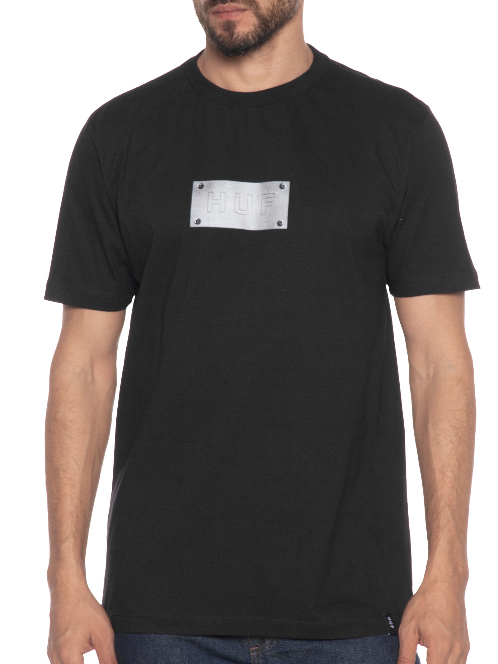 Camiseta Masculina Hardware Ss Tee Preto Huf