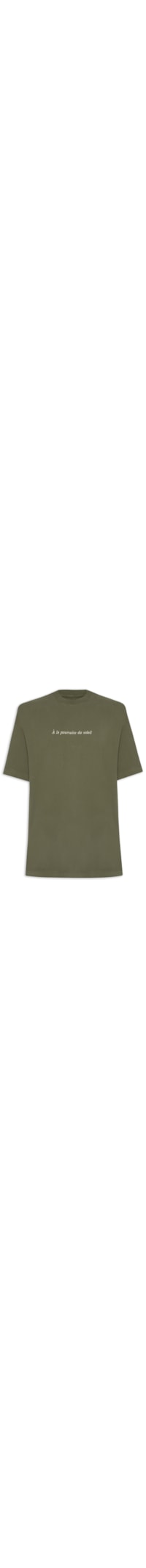Camiseta Masculina Heavy Oversized Soleil D'OR - Verde