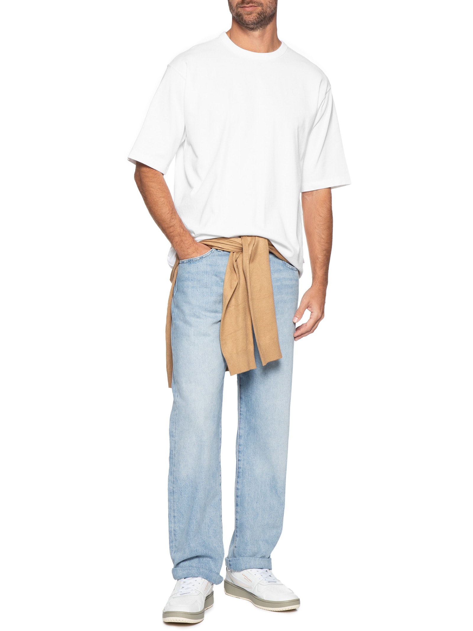 Camiseta Masculina Heavyweight Loose Branco Levi's