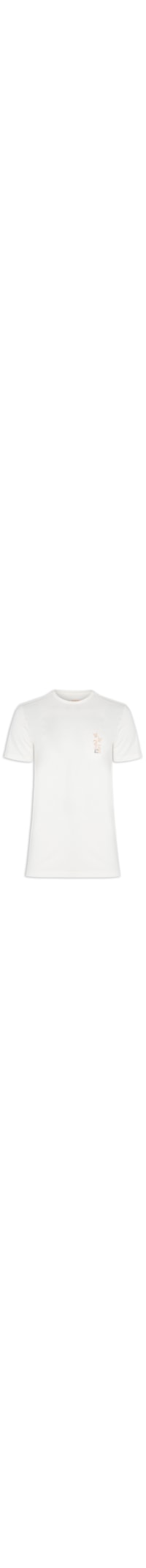 Camiseta Masculina Hecho En Brazil - Off White