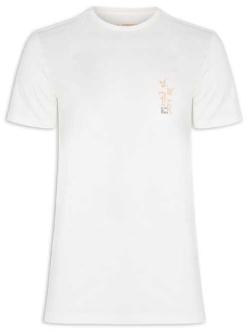 Camiseta Masculina Hecho En Brazil – Off White