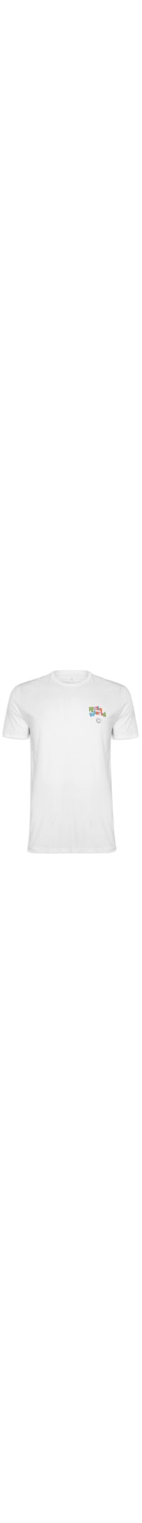Camiseta Masculina Hello World - Branco