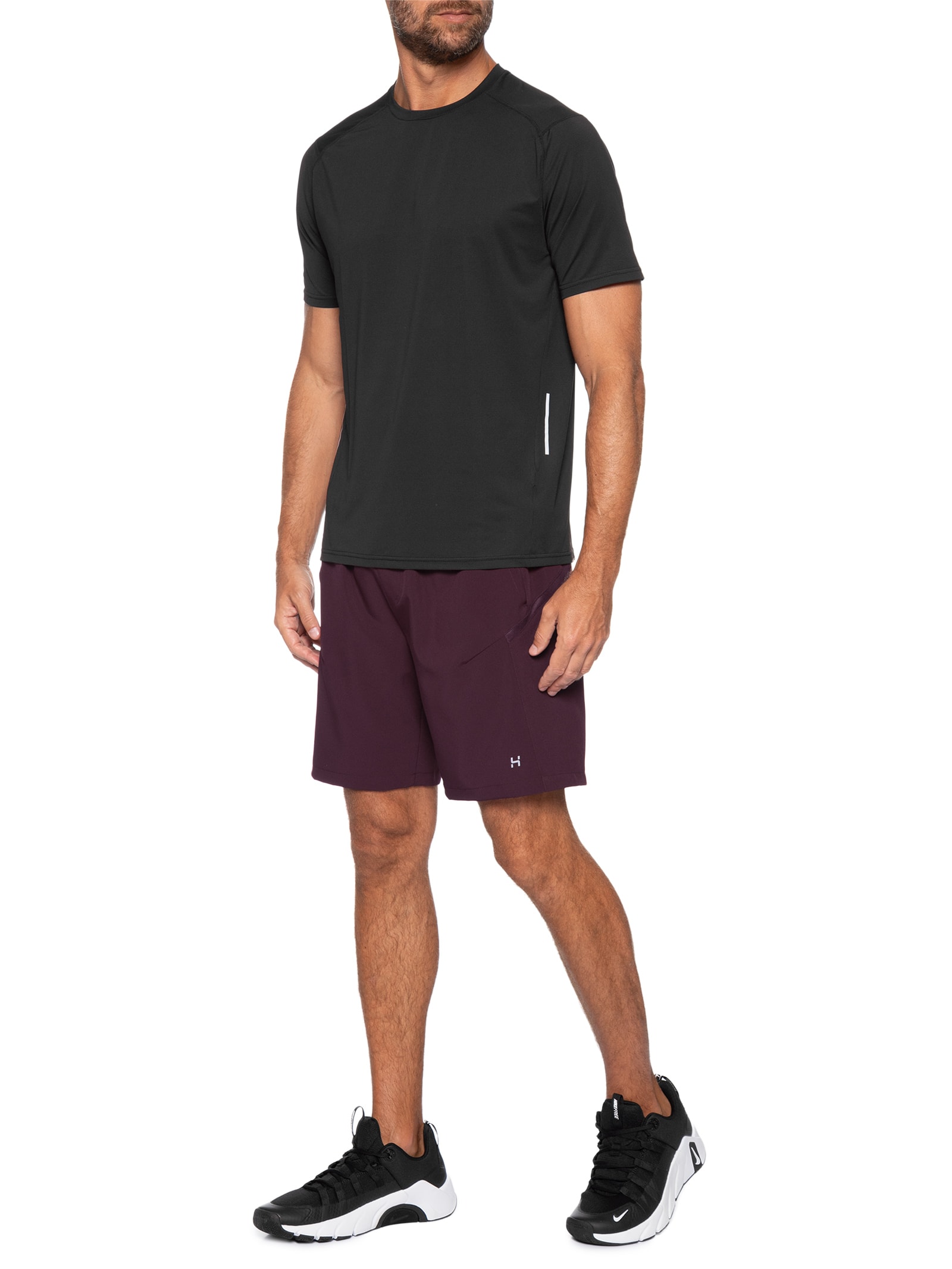Camiseta Masculina HIIT – Preto Hering Sports