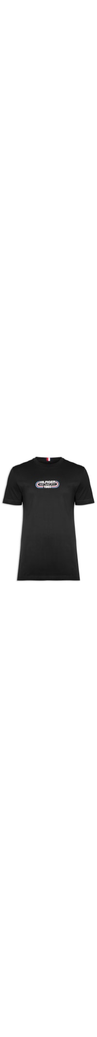 Camiseta Masculina Hilfiger Track - Preto