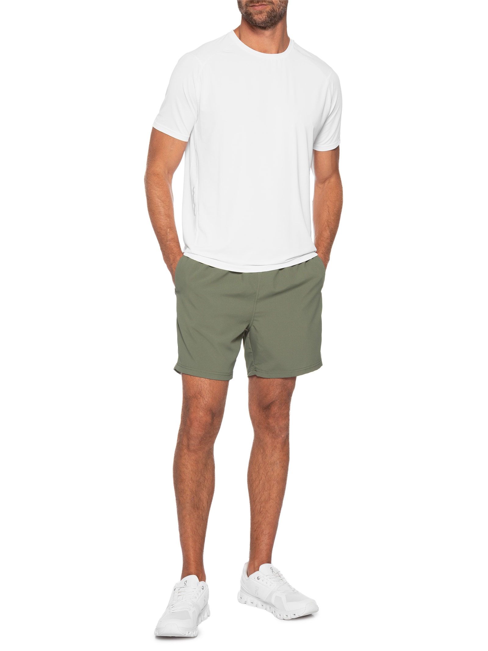 Camiseta Masculina Hit Branco Hering Sports
