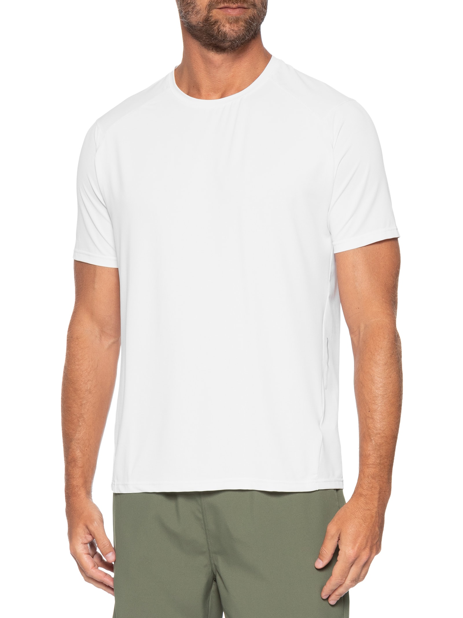 Camiseta Masculina Hit Branco Hering Sports