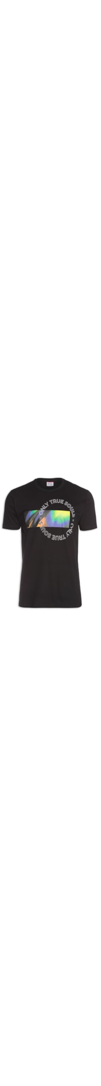Camiseta Masculina Holographic - Preto