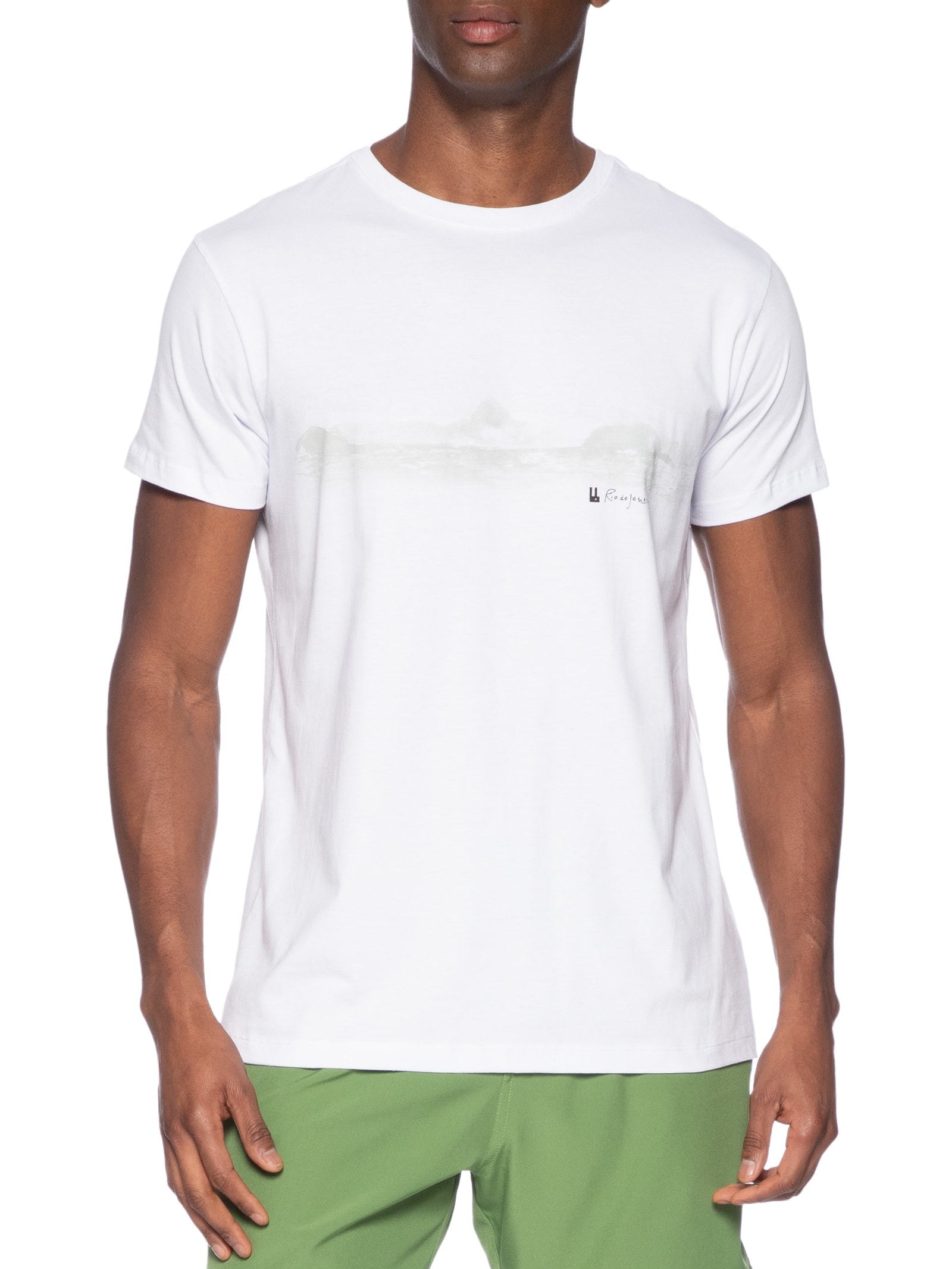 Camiseta Masculina Horizonte Branco Foxton