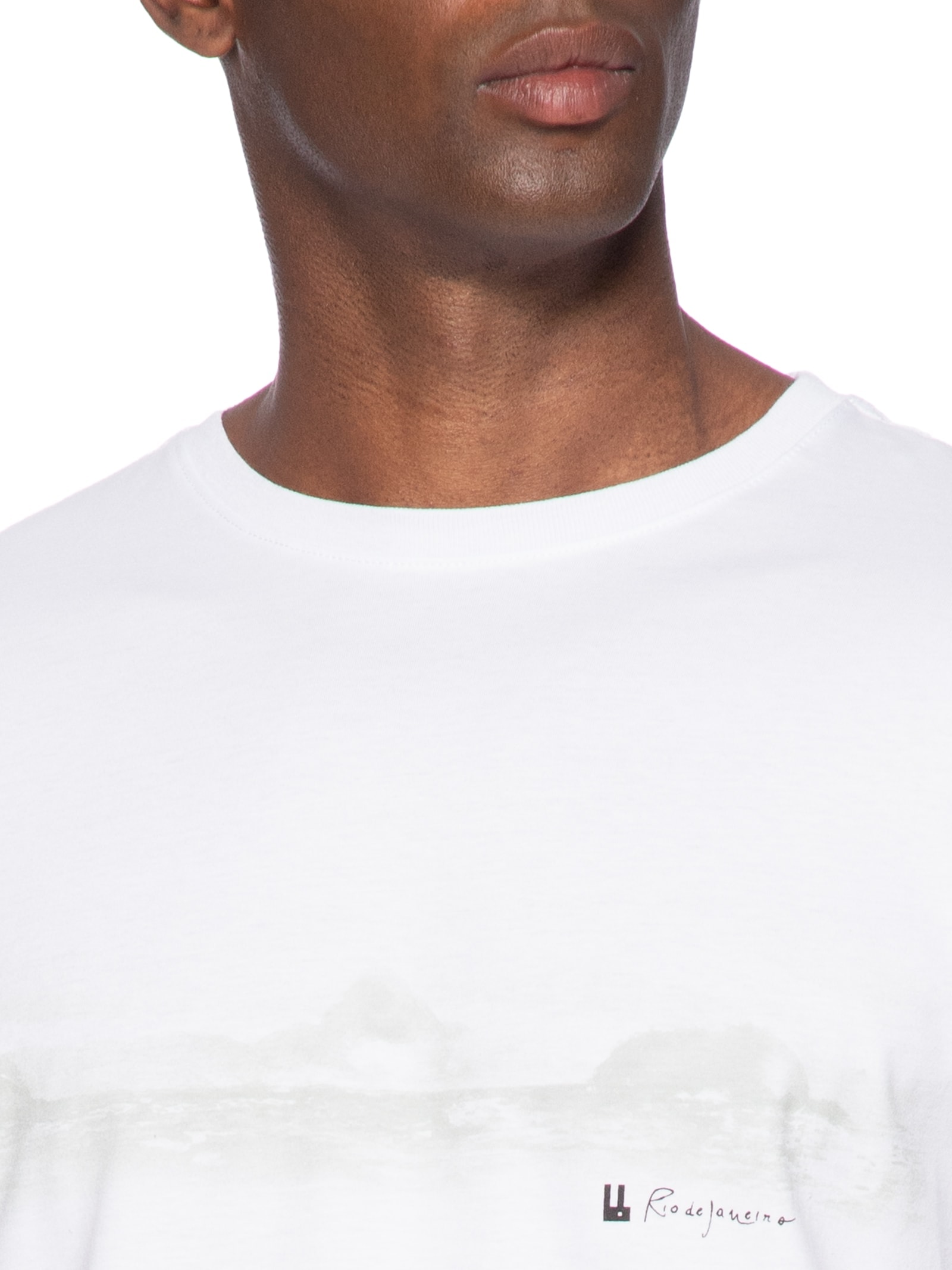 Camiseta Masculina Horizonte Branco Foxton