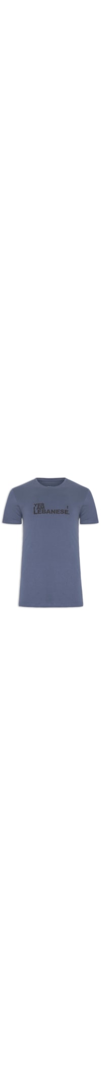 Camiseta Masculina I Am Lebanese - Azul