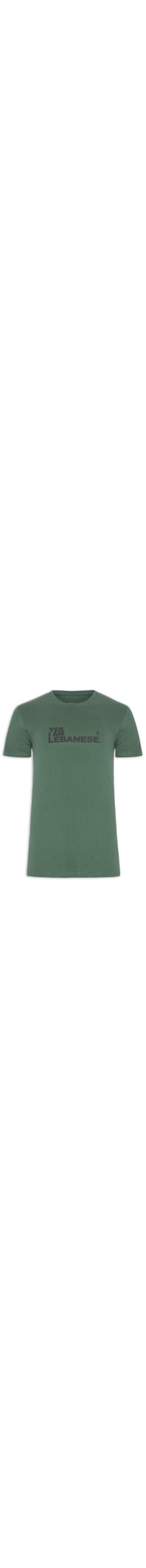 Camiseta Masculina I Am Lebanese - Verde