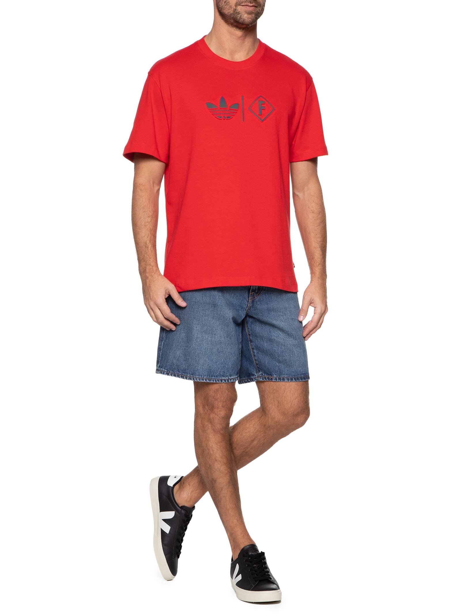 Camiseta Masculina Ife - Vermelho - Adidas X Forum