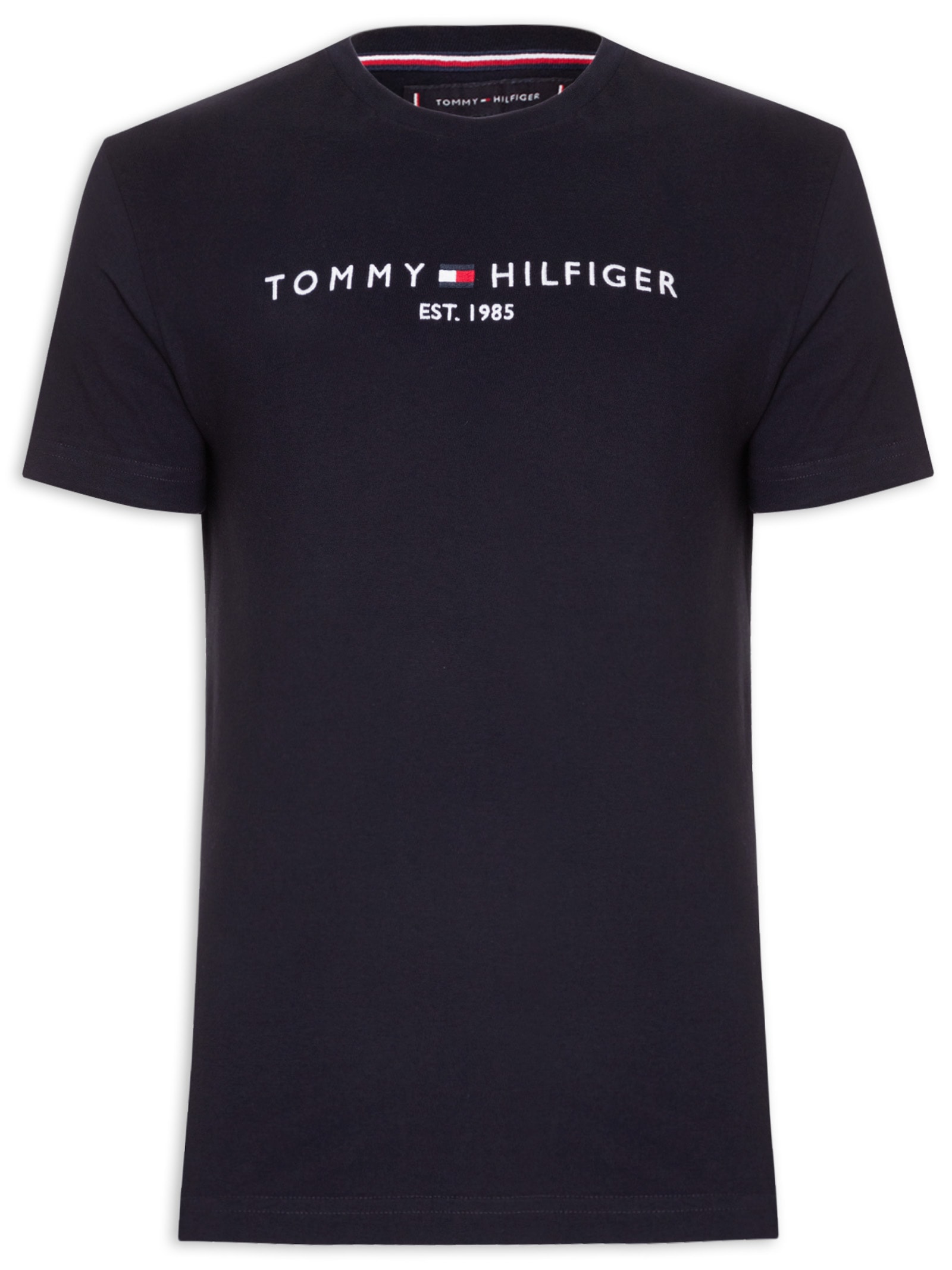 Camiseta Masculina Im Core Tommy Logo Tee Azul Tommy Hilfiger