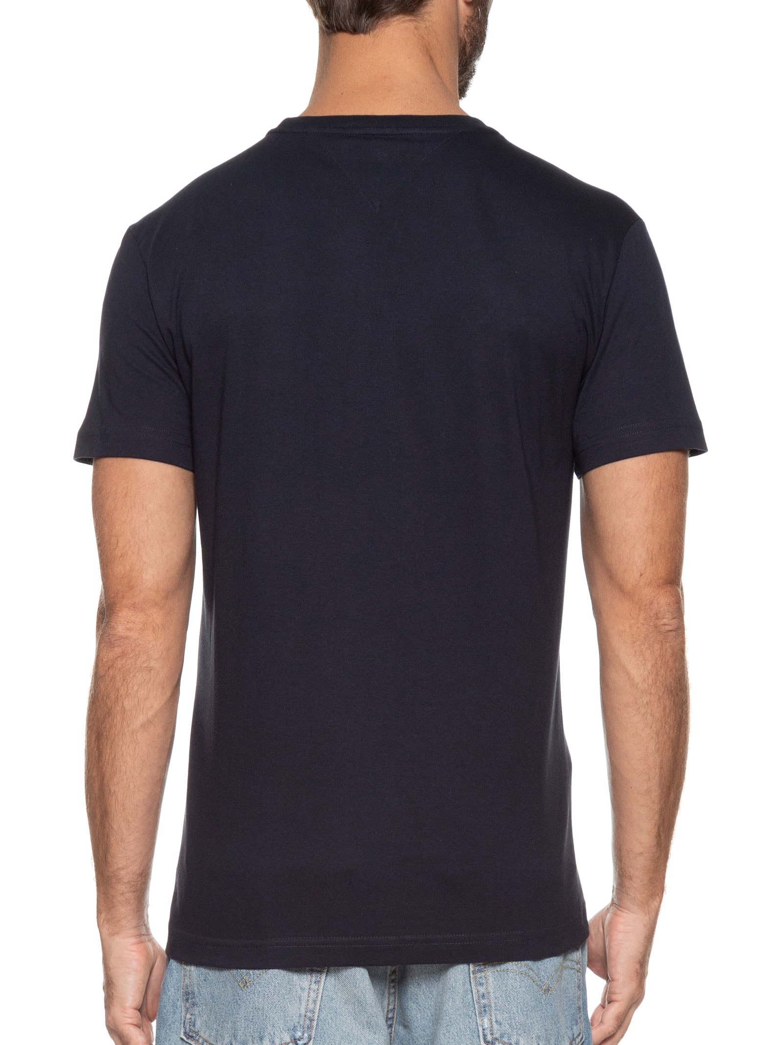 Camiseta Masculina Im Core Tommy Logo Tee Azul Tommy Hilfiger