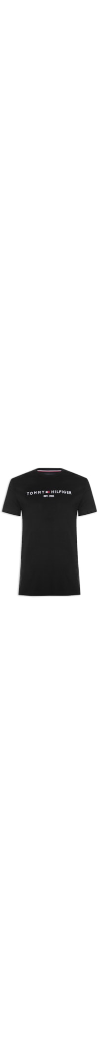 Camiseta Masculina Im Core Tommy Logo Tee - Preto