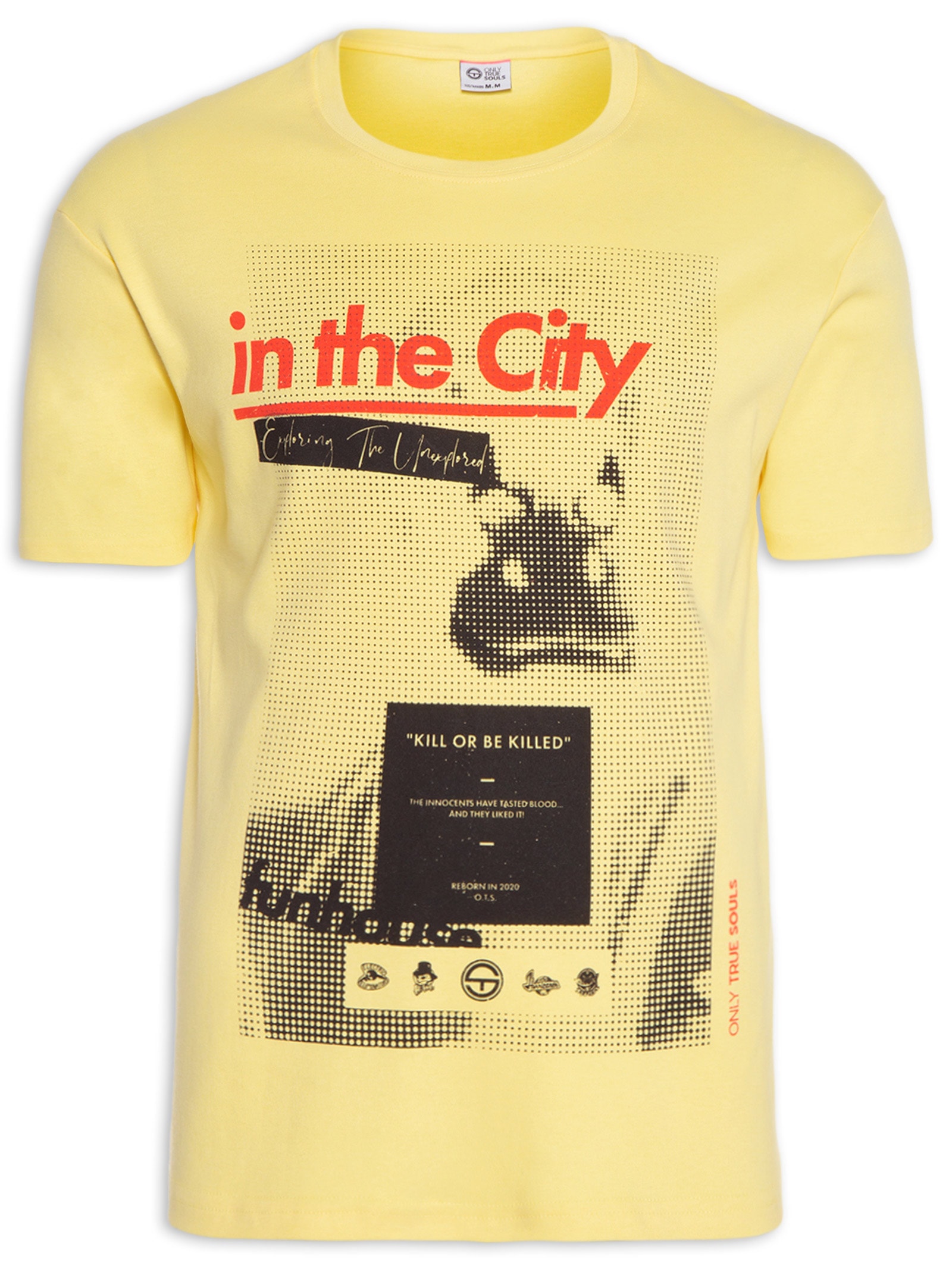 Camiseta Masculina In The City Amarelo Ots