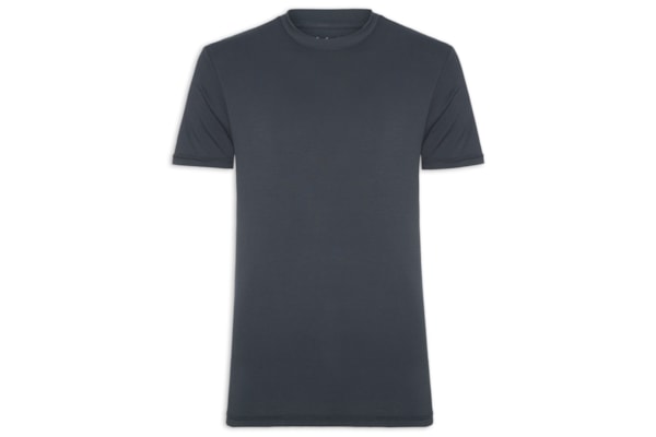 Camiseta Masculina Interlock New - Azul