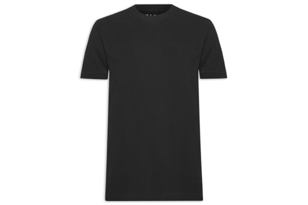 Camiseta Masculina Interlock New - Preto